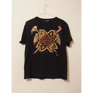 Vintage Easyrider Magazine Biker Native T shirt